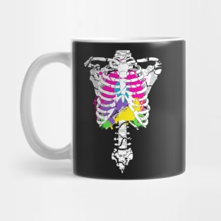 bones (art) Halloween costume Mug